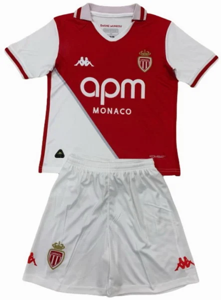 Trikot 2024 2025 - AS Monaco Trikot Kinder 25/26 | trikotfussballshop