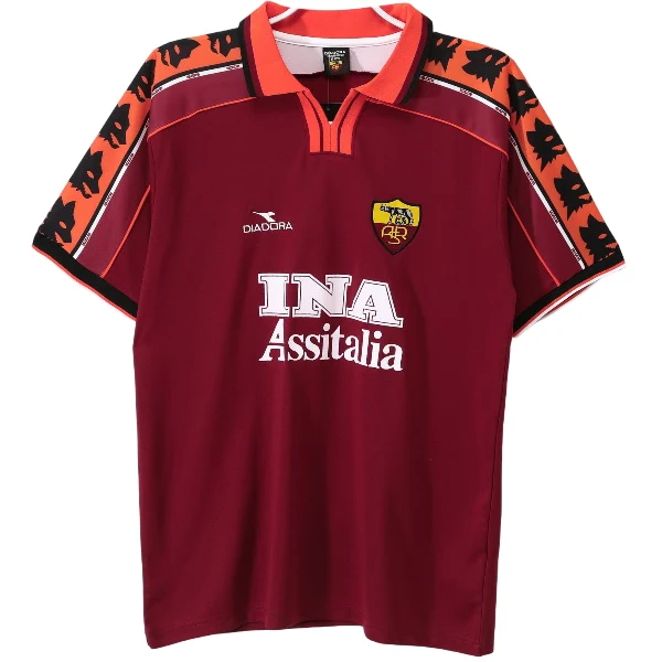 AS Rom Retrowelle Trikot - AS Rom Trikot Retrowelle | trikotfussballshop
