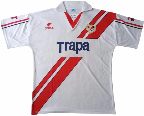 Rayo Vallecano Retrowelle Trikot - Rayo Vallecano Trikot Retrowelle | trikotfussballshop