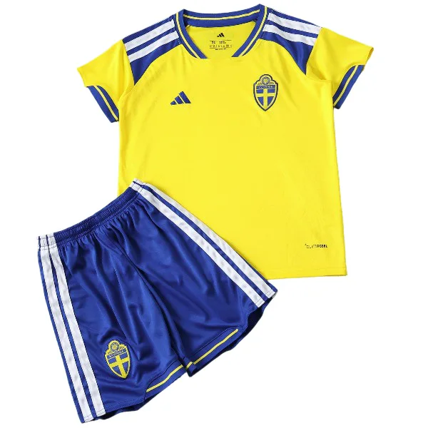 Set 2026 - Schweden Fußballtrikot Kindergröße | trikotfussballshop
