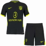 Atlético Madrid Kinder Set 2026 2027 Schwarz - Atlético Madrid Kinder Günstig | trikotfussballshop