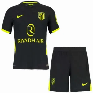 Atlético Madrid Kinder Set 2026 2027 Schwarz - Atlético Madrid Kinder Günstig | trikotfussballshop