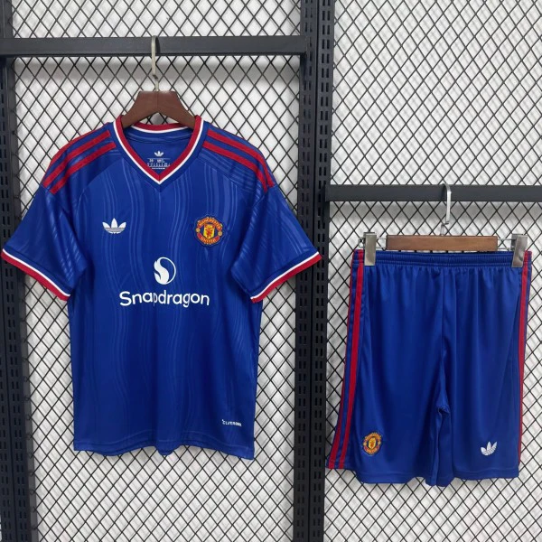Manchester United Set 2026 2027 Blau - Manchester United Günstig | trikotfussballshop