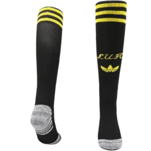 Leeds United Kinder Socken 2026 2027 Schwarz - Leeds United Kinder Günstig | trikotfussballshop