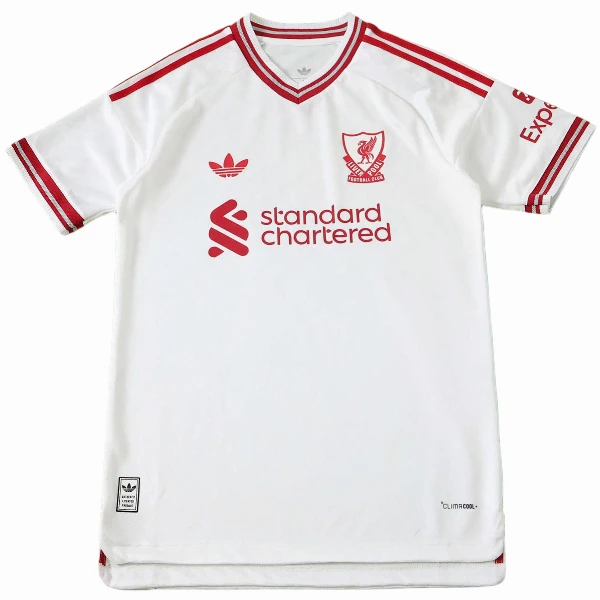 FC Liverpool Trikot 2026 2027 Weiß - Trikot FC Liverpool | trikotfussballshop