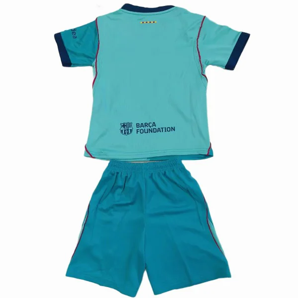 FC Barcelona Kinder Set 2026 2027 Grün - FC Barcelona Kinder Günstig | trikotfussballshop