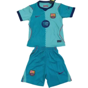 FC Barcelona Kinder Set 2026 2027 Grün - FC Barcelona Kinder Günstig | trikotfussballshop