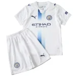 Manchester City Kinder Set 2026 2027 Weiß - Manchester City Kinder Günstig | trikotfussballshop