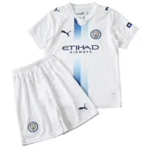 Manchester City Kinder Set 2026 2027 Weiß - Manchester City Kinder Günstig | trikotfussballshop