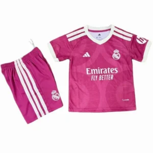 Real Madrid Kinder Set 2026 2027 Pink - Real Madrid Kinder Günstig | trikotfussballshop