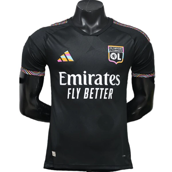Lyon Trikot 2026 2027 Schwarz - Trikot Lyon | trikotfussballshop