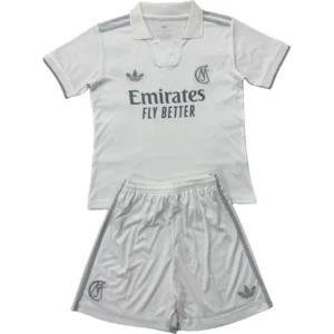Real Madrid Kinder Set 2026 2027 Weiß - Real Madrid Kinder Günstig | trikotfussballshop