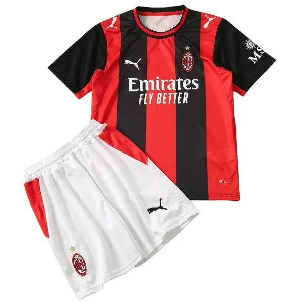AC Mailand Kinder Set 2026 2027 Schwarz - AC Mailand Kinder Günstig | trikotfussballshop