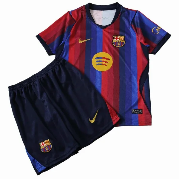FC Barcelona Kinder Set 2026 2027 Blau - FC Barcelona Kinder Günstig | trikotfussballshop