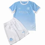 Manchester City Kinder Set 2026 2027 Blau - Manchester City Kinder Günstig | trikotfussballshop