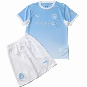 Manchester City Kinder Set 2026 2027 Blau - Manchester City Kinder Günstig | trikotfussballshop