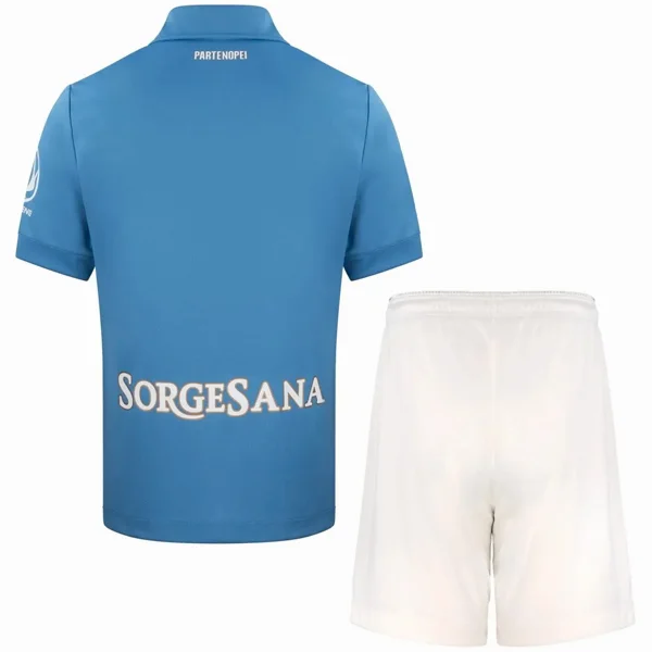 SSC Neapel Kinder Set 2026 2027 Blau - SSC Neapel Kinder Günstig | trikotfussballshop