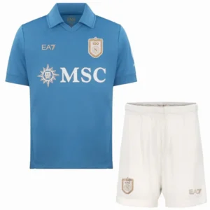 SSC Neapel Kinder Set 2026 2027 Blau - SSC Neapel Kinder Günstig | trikotfussballshop