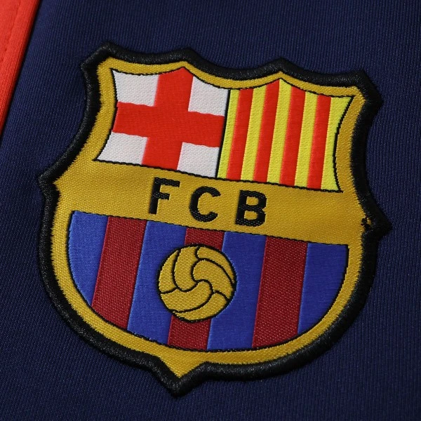 FC Barcelona Trainingsanzüge Sweatshirt 2025 2026 Blau - FC Barcelona Trainingsanzüge Günstig | trikotfussballshop