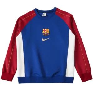 FC Barcelona Trainingsanzüge Sweatshirt 2025 2026 Blau - FC Barcelona Trainingsanzüge Günstig | trikotfussballshop