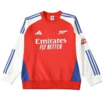 FC Arsenal Trainingsanzüge Sweatshirt 2026 2027 Weiß - FC Arsenal Trainingsanzüge Günstig | trikotfussballshop