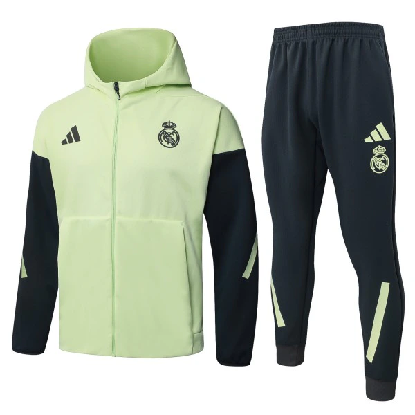 Real Madrid Trainingsanzüge Sweatshirt 2025 2026 Grün - Real Madrid Trainingsanzüge Günstig | trikotfussballshop