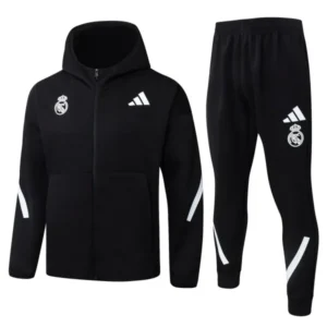 Real Madrid Trainingsanzüge Sweatshirt 2025 2026 Schwarz - Real Madrid Trainingsanzüge Günstig | trikotfussballshop