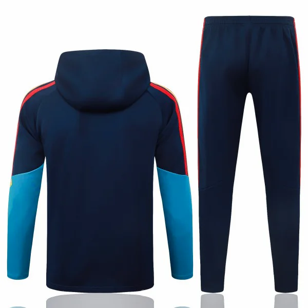 Spanien Trainingsanzüge Sweatshirt 2026 Blau - Spanien Trainingsanzüge Günstig | trikotfussballshop
