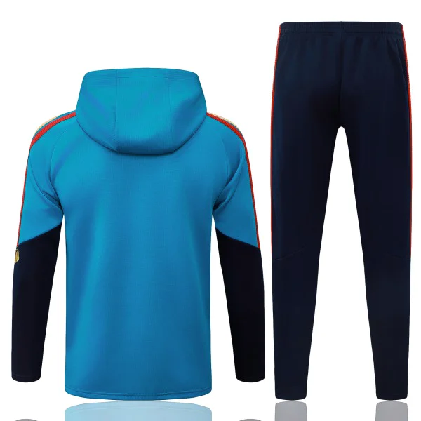 Spanien Trainingsanzüge Sweatshirt 2026 Blau - Spanien Trainingsanzüge Günstig | trikotfussballshop