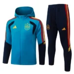 Spanien Trainingsanzüge Sweatshirt 2026 Blau - Spanien Trainingsanzüge Günstig | trikotfussballshop