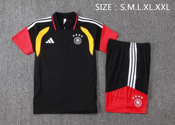 Deutschland Polo 2026 Schwarz - Deutschland Günstig | trikotfussballshop