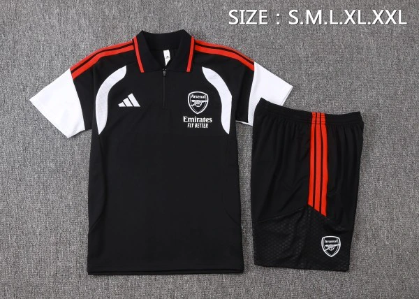 FC Arsenal Polo 2026 2027 Schwarz - FC Arsenal Günstig | trikotfussballshop