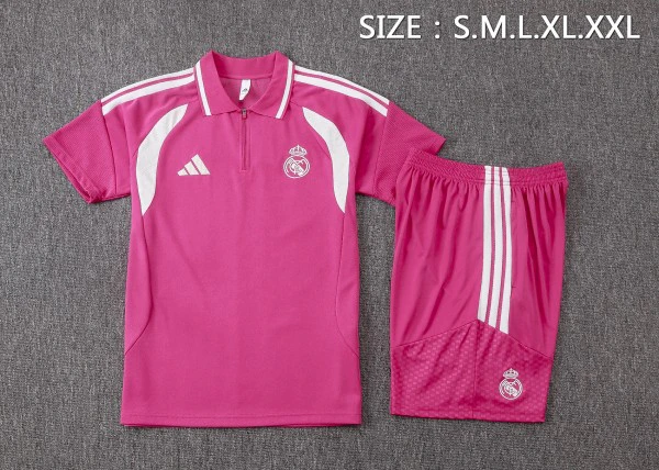 Real Madrid Polo 2026 2027 Pink - Real Madrid Günstig | trikotfussballshop
