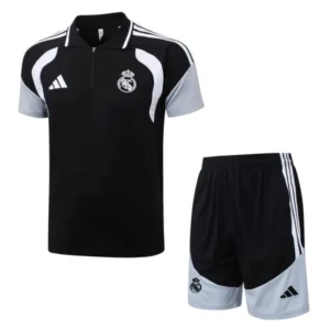 Real Madrid Polo 2026 2027 Schwarz - Real Madrid Günstig | trikotfussballshop