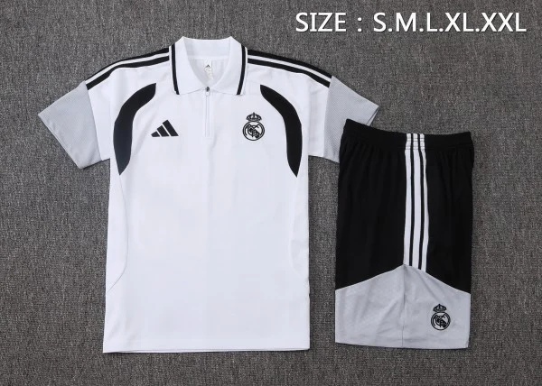 Real Madrid Polo 2026 2027 Weiß - Real Madrid Günstig | trikotfussballshop