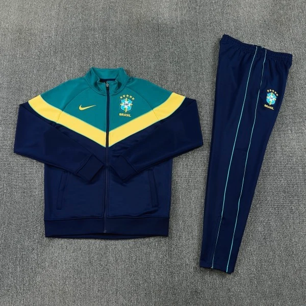 Brasilien Trainingsanzüge Jacke 2026 Grün - Jacke Brasilien Trainingsanzüge | trikotfussballshop