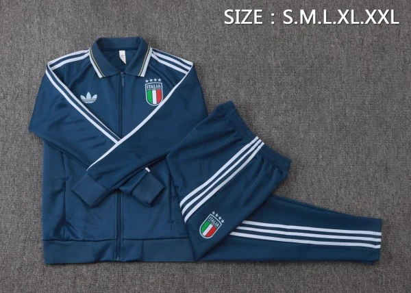 Italien Trainingsanzüge Jacke 2026 Blau - Jacke Italien Trainingsanzüge | trikotfussballshop