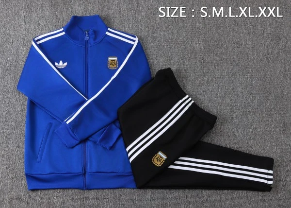 Argentinien Kinder Jacke 2026 Blau - Jacke Argentinien Kinder | trikotfussballshop