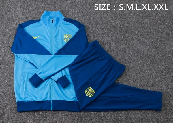 FC Barcelona Kinder Jacke 2025 2026 Blau - Jacke FC Barcelona Kinder | trikotfussballshop