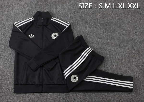 Deutschland Kinder Jacke 2026 Schwarz - Jacke Deutschland Kinder | trikotfussballshop
