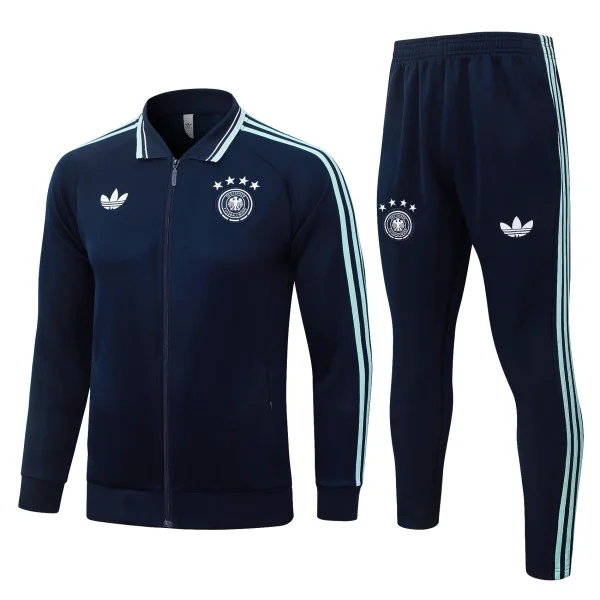 Deutschland Kinder Jacke 2026 Blau - Jacke Deutschland Kinder | trikotfussballshop