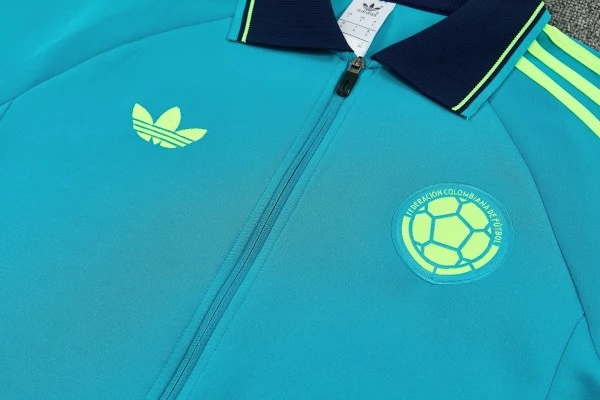 Kolumbien Trainingsanzüge Jacke 2026 Grün - Jacke Kolumbien Trainingsanzüge | trikotfussballshop