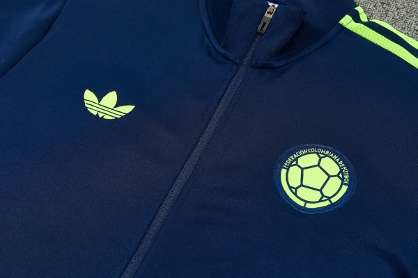 Kolumbien Trainingsanzüge Jacke 2026 Blau - Jacke Kolumbien Trainingsanzüge | trikotfussballshop