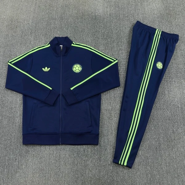 Kolumbien Trainingsanzüge Jacke 2026 Blau - Jacke Kolumbien Trainingsanzüge | trikotfussballshop
