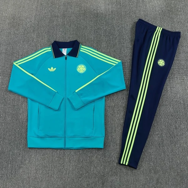 Kolumbien Trainingsanzüge Jacke 2026 Grün - Jacke Kolumbien Trainingsanzüge | trikotfussballshop
