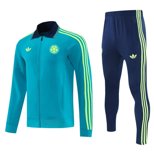 Kolumbien Trainingsanzüge Jacke 2026 Grün - Jacke Kolumbien Trainingsanzüge | trikotfussballshop