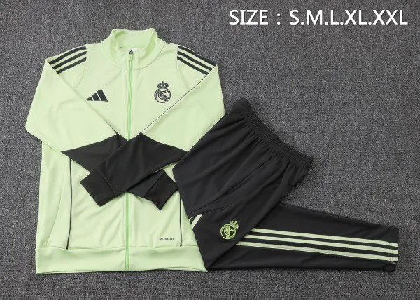 Real Madrid Trainingsanzüge Jacke 2025 2026 Grün - Jacke Real Madrid Trainingsanzüge | trikotfussballshop