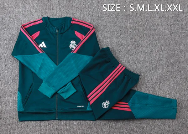 Real Madrid Trainingsanzüge Jacke 2026 2027 Grün - Jacke Real Madrid Trainingsanzüge | trikotfussballshop
