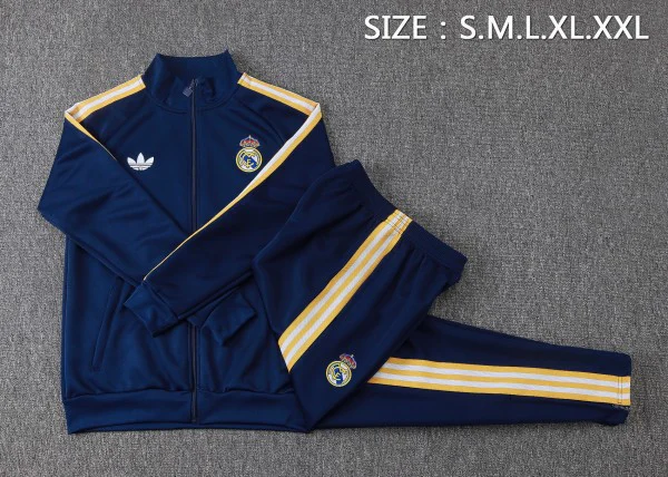 Real Madrid Trainingsanzüge Jacke 2026 2027 Blau - Jacke Real Madrid Trainingsanzüge | trikotfussballshop