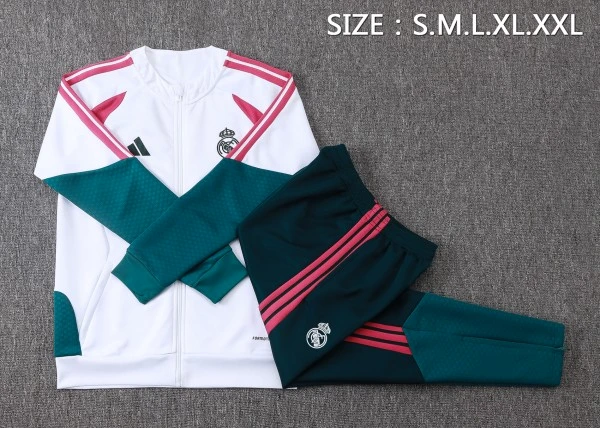 Real Madrid Trainingsanzüge Jacke 2026 2027 Weiß - Jacke Real Madrid Trainingsanzüge | trikotfussballshop